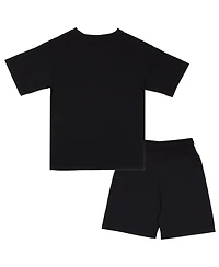 Venom Big Boys 2-Piece Short Sleeve T-Shirt & Shorts Set with Lenticular Image Changing Patch
