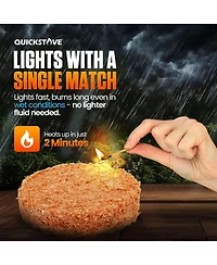 Aofar Portable Stove with 2 Fire Starters, Lightweight Stainless Steel Wood Burning Stove