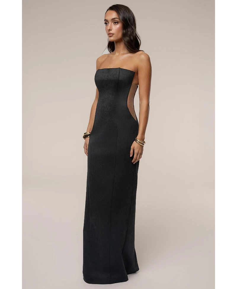 Jluxlabel Women's Madison Suede Maxi Dress
