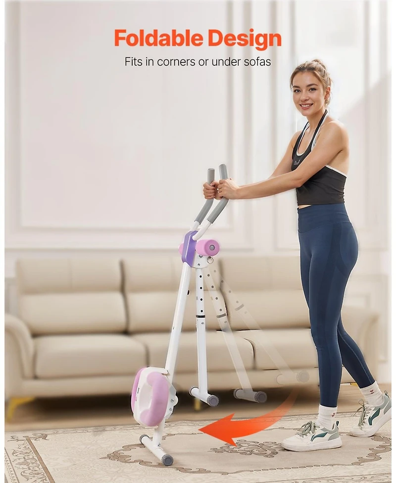 Sugift Ab Workout Machine 330 Lb Capacity Core Trainer Foldable Home Gym Equipment