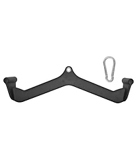 Sugfit Lat Pulldown Bar Cable Row V-Bar Attachment with Rubber Grip for Home Gym