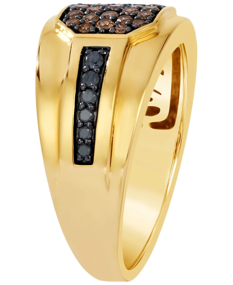 Le Vian chocolate & Blackberry Diamond Ring (3/4 ct. t.w.) in 14k Honey Gold