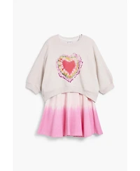 Desigual Girls Girls's Dress 2 1 heart