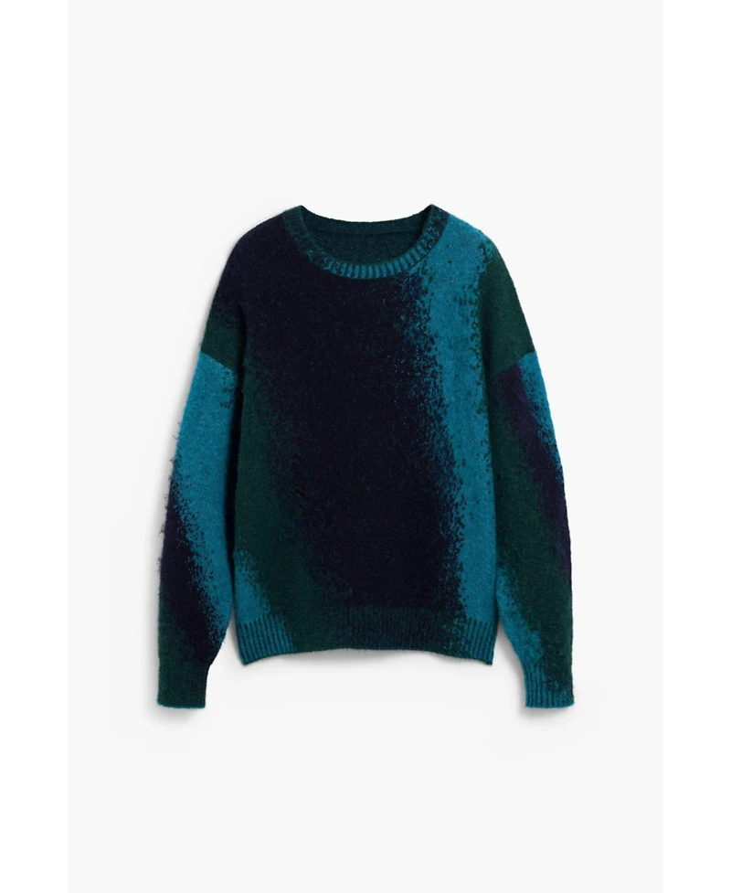 Desigual Men's Jacquard splatter sweater