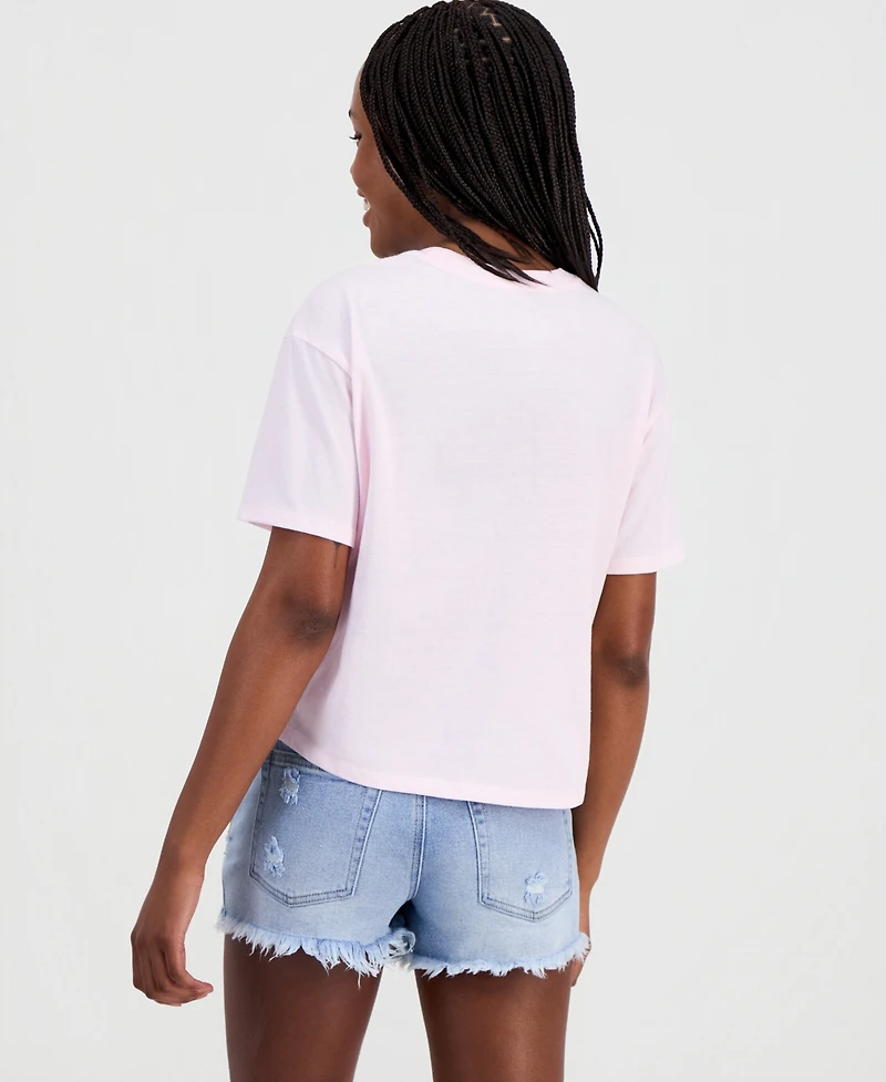 Rebellious One Juniors' Earth Graphic T-Shirt