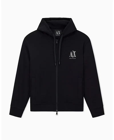 A|X Armani Exchange Men's Icon Logo Full Zip Sweatshirt