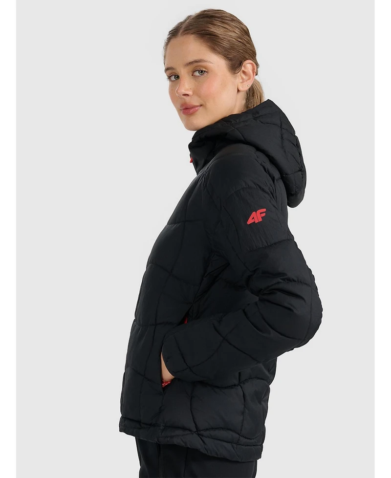 4F Women's down trekking jacket with Primaloft Silver filling