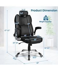 Ecooso Kneading Massage Office Chair with Adjustable Headrest