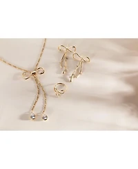 Alex and Ani Coquette Bow Earrings