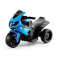 Bruce & Shark 6V Kids 3-Wheel Ride-On Motorcycle with Parent Remote Control Led Light