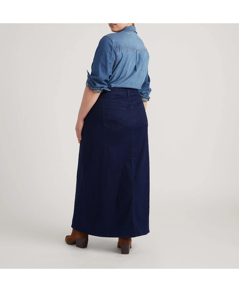 Universal Standard Plus ComfortDenim Maxi Skirt