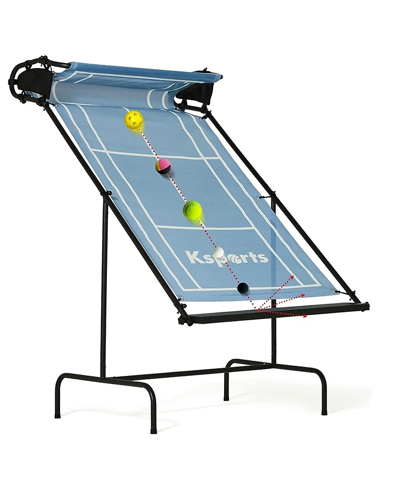 Ksports Racket Sports Indoor Outdoor Tennis Rebounder Net with Carry Bag