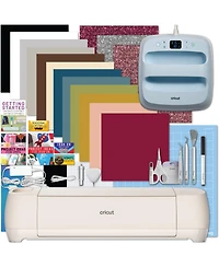 Cricut Explore 4 Cutting Machine with EasyPress 3 Heat Press and Materials Bundle