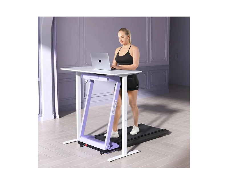 DeerRun All-New 2026 A1 Pro Move Smart Foldable Treadmill with 6% Incline 350Lbs, 10mph