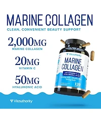 Vitauthority Marine Collagen Capsules, 120ct