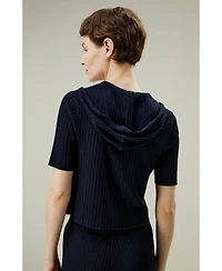 Lilysilk Women's Oasis Knit Hoodie