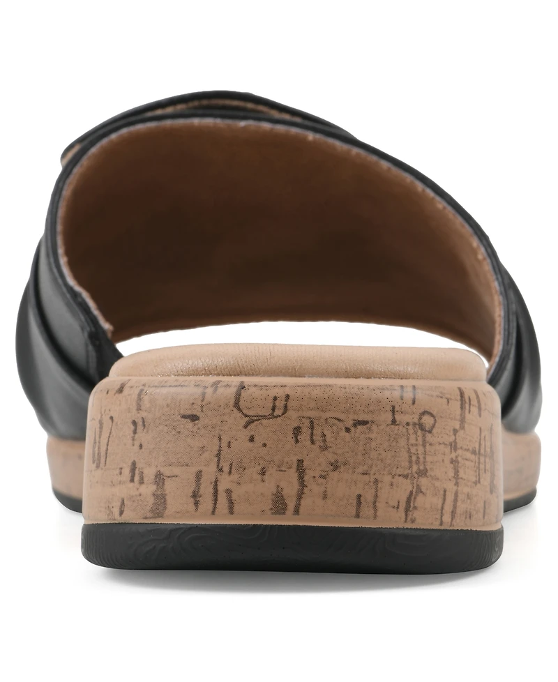 Cliffs by White Mountain Women's Bonelle Slide Sandals