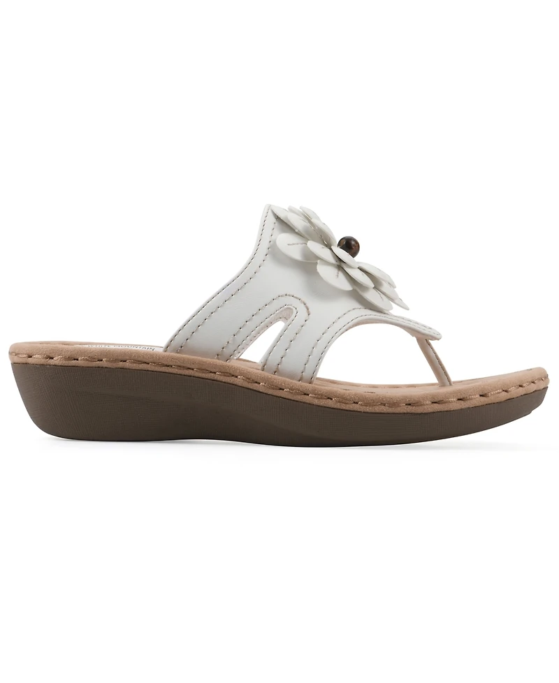 Cliffs by White Mountain Women's Cashlyn Flower Sandals