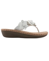 Cliffs by White Mountain Women's Cassilia Floral Wedge Sandals