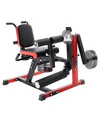 Mecale Leg Extension and Curl Machine, Adjustable Lower Body Strength Trainer for Thigh and Hamstring Workouts, 550 lb Capacity