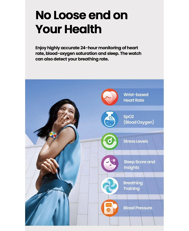 Ruxin Smart Watch Zeblaze Btalk Plus