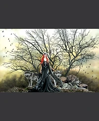 SunsOut Red Haired Witch 1000 piece Jigsaw Puzzle for Adults Halloween