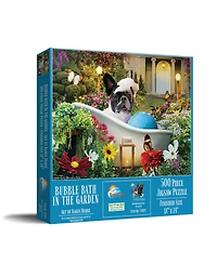 SunsOut Bubble Bath in the Garden 500 piece Jigsaw Puzzle for Adults