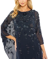 Mac Duggal Women's Floral Embellished Trapeze Gown.