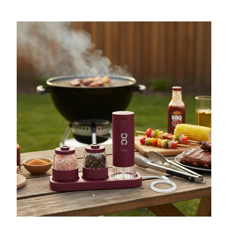 Seamless Outdoors 3 Piece Grillng Herb Mill Grinder
