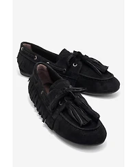 Forever & Always Shoes Fenora Leather Tassel Loafer (Women)