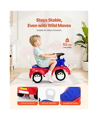 Slickblue Ride On Toddler Push Car, Push Car for Toddler 19 to 36 Months, Kids Ride On Toy with Music & Under-seat Storage