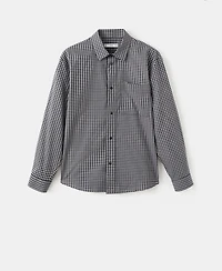 Mango Men's Cotton Relaxed-Fit Check Shirt
