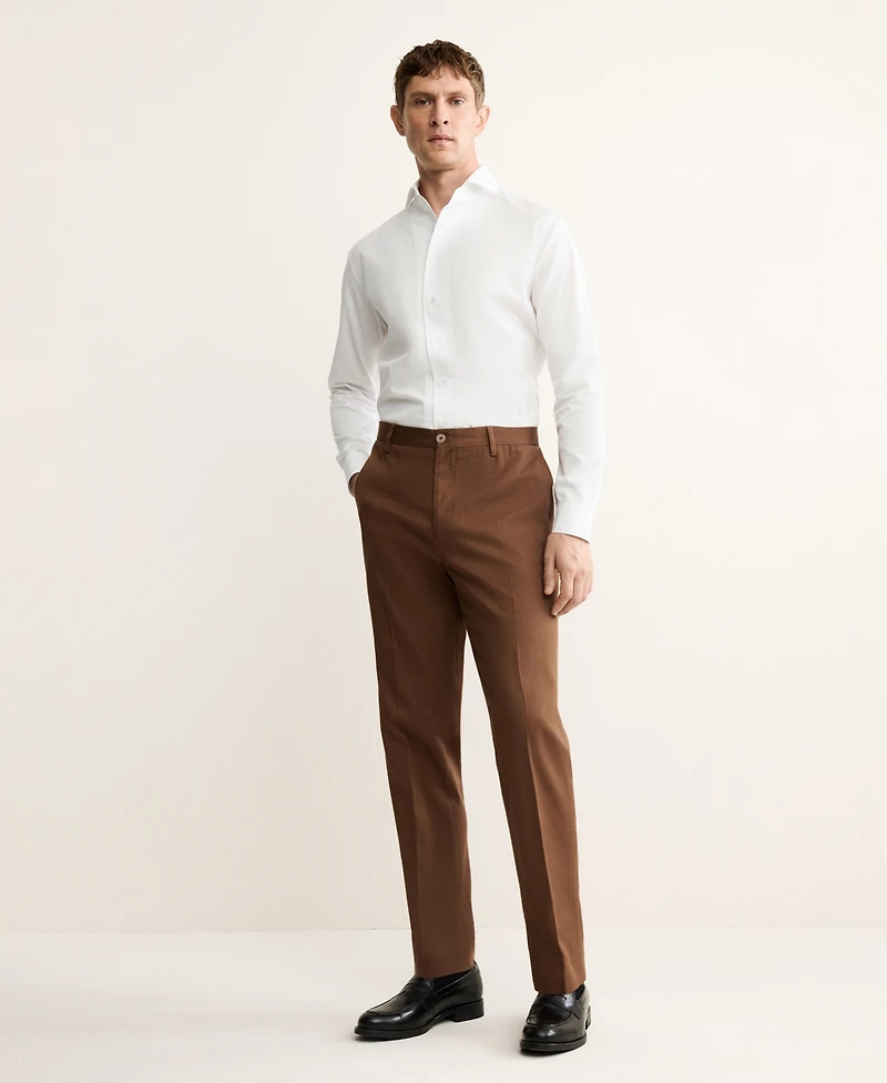 Mango Men's Cotton Dress Shirt