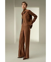 Lilysilk Women's Basic Silk Spread Collar Shirt