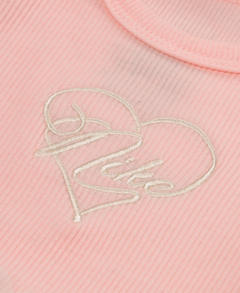 Nike Baby Girls' Swoosh On Pointe Short-Sleeve Bodysuit and Headband, 2-Piece Set