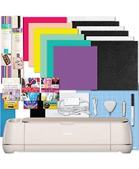Cricut Maker 4 Cutting Machine with Vinyl and Iron-On Sheets Bundle