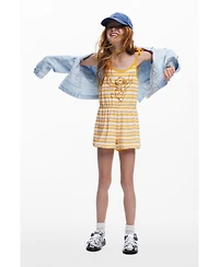 Desigual Girls Girls's Striped jumpsuit sun