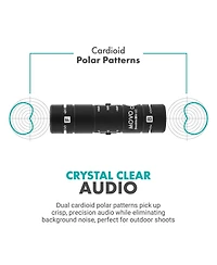 Movo DoubleMic-uc Dual Capsule Phone Microphone for Usb-c Devices