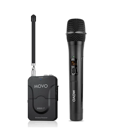 Movo Wmx-7-th-rx Vhf Handheld Wireless Microphone System for Cameras