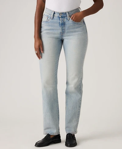 Levi's Women's 501 Curve High-Rise Straight-Leg Jeans