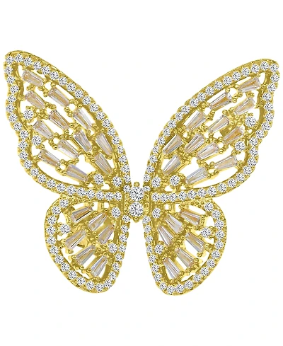 Macy's Cubic Zirconia Butterfly Pin Brooch