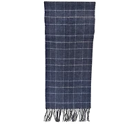 V. Fraas Men's Prince of Wales Plaid Scarf
