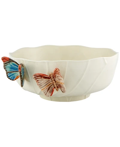 Bordallo Pinheiro Cloudy Butterflies By Claudia Schiffer Salad Bowl