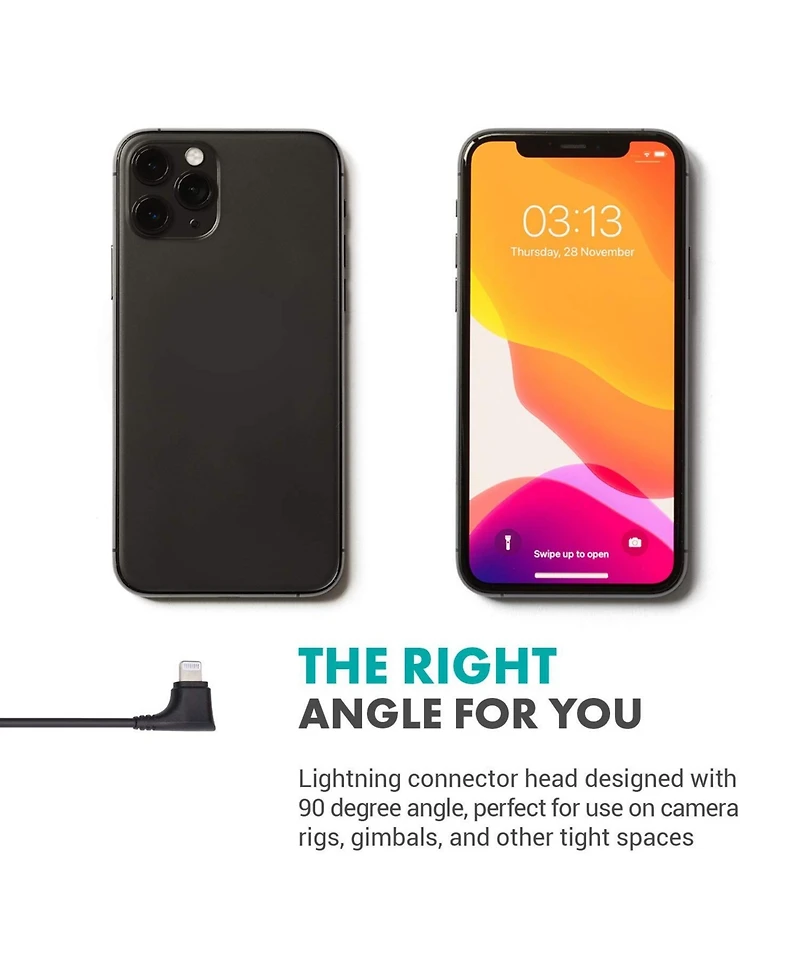 Movo Ima-3 Female 3.5mm Trrs to Lightning Adapter