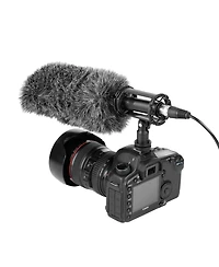 Movo Ws-S1000 Furry Outdoor Deadcat Windscreen for Shotgun Microphones up to 7-inch (18cm) Long