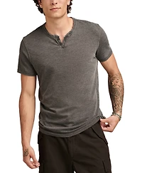 Lucky Brand Men's Venice Burnout Notch Short Sleeves T-shirt