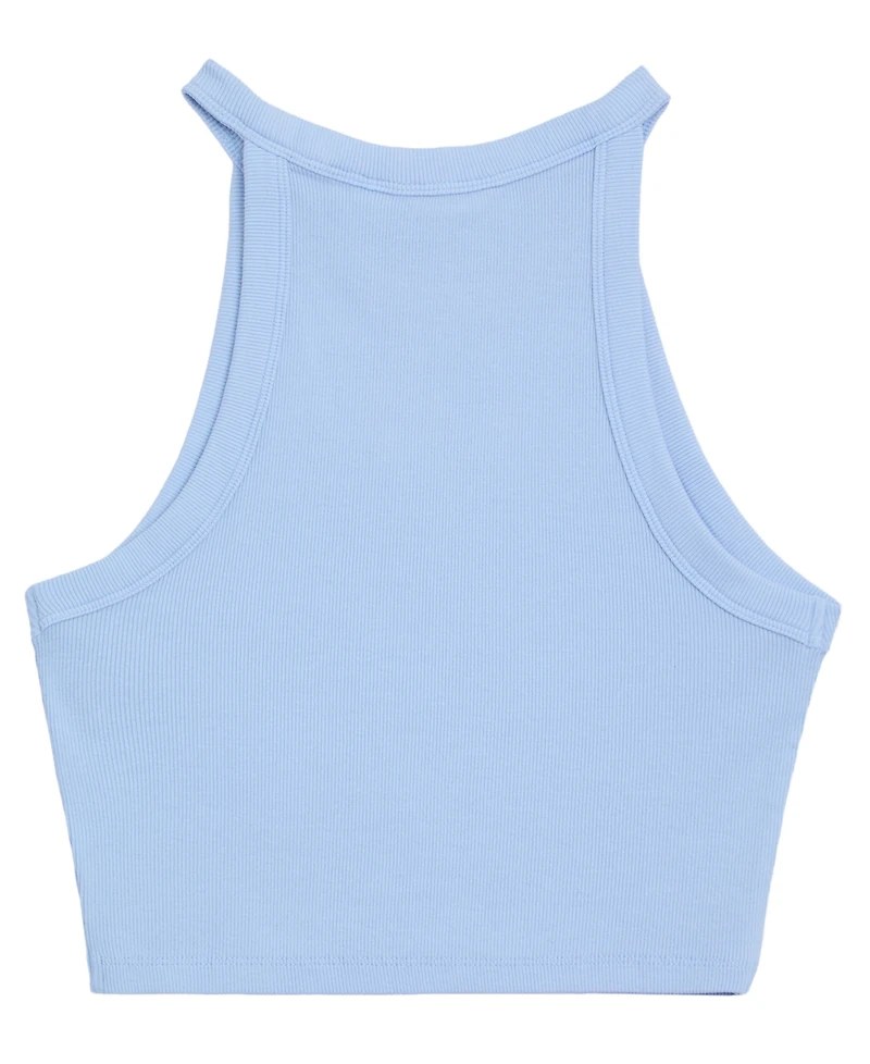 Guess Girls' 7-16 Garment Dye Rib Scoop Neck Top