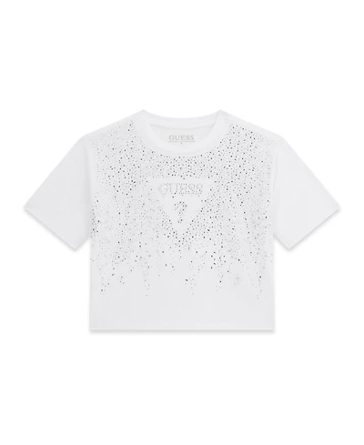 Guess Girls' 7-16 Round Neck T-Shirt