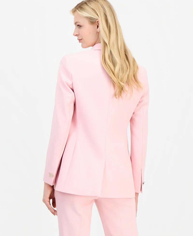 Anne Klein Women's Notched-Collar One-Button Blazer