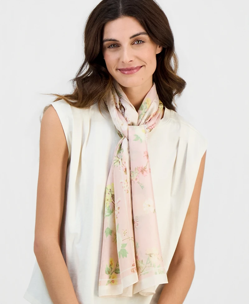 I.n.c. International Concepts Mixed Floral Print Scarf, Macy's Exclusive